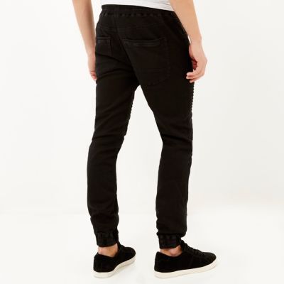 Black Ryan biker joggers